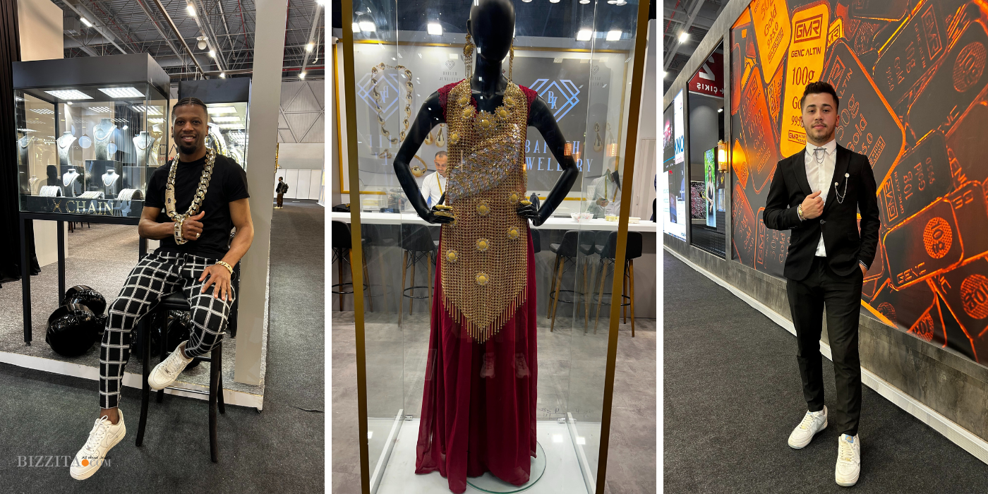 Istanbul Jewelry Show spring 2024 exhibition hall with buyers and exhibitors
