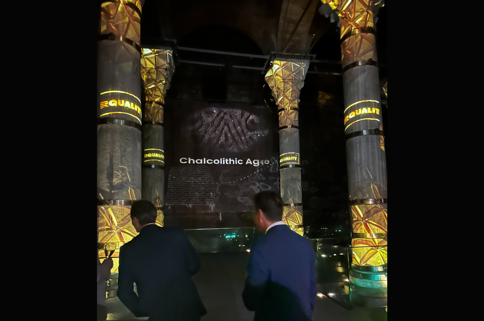 Art for jewelry evening serefiye cistern Istanbul during ijs 2024