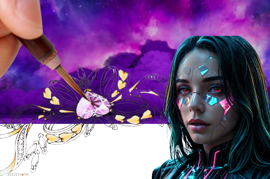 Jewelry designer using digital technology tools for future jewelry design