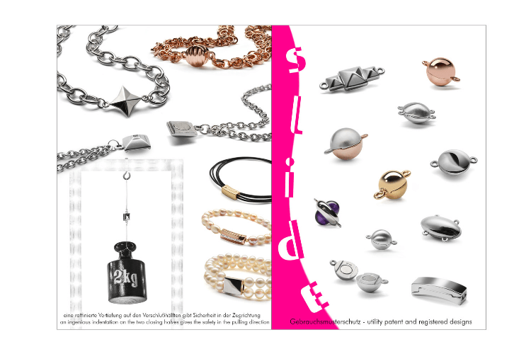 Köhle slide magnetic clasps for jewelry