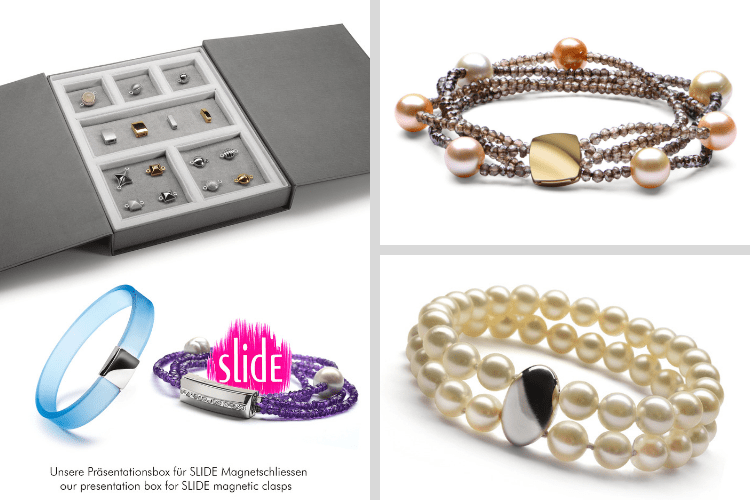 Köhle slide clasp examples in jewelry