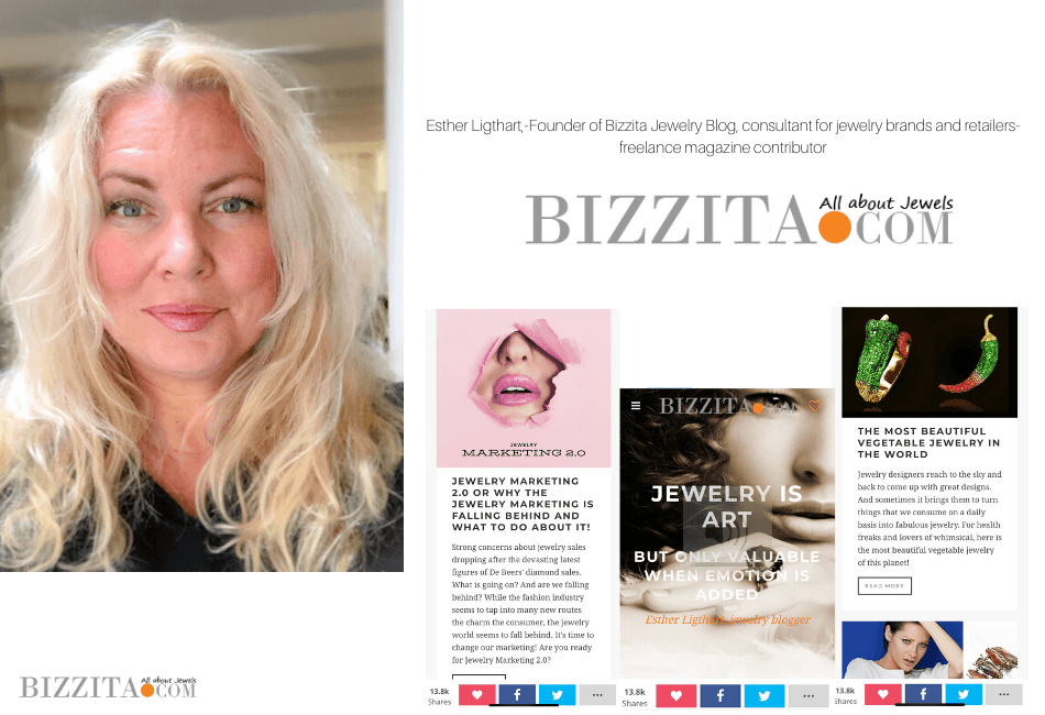 Esther Ligthart and her jewelry blog Bizzita