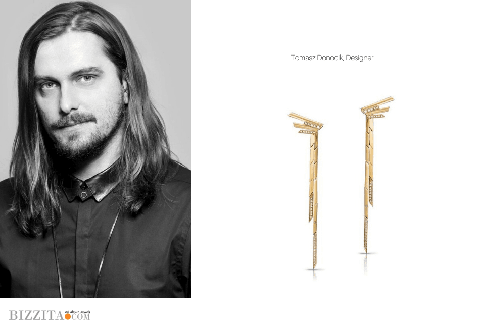 Tomasz Donocik presenting at VicenzaOro Future of Diamonds panel alongside Esther Ligthart